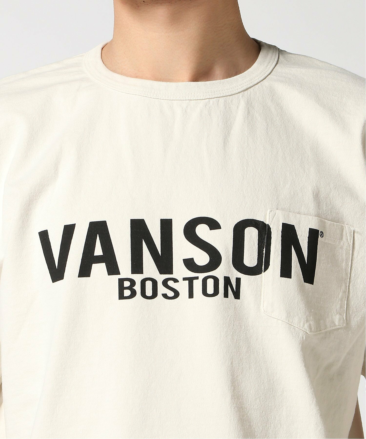 (M)VANSON/VANSON-MADE IN USA-ヘビーオンス・ロゴ-SSTEE
